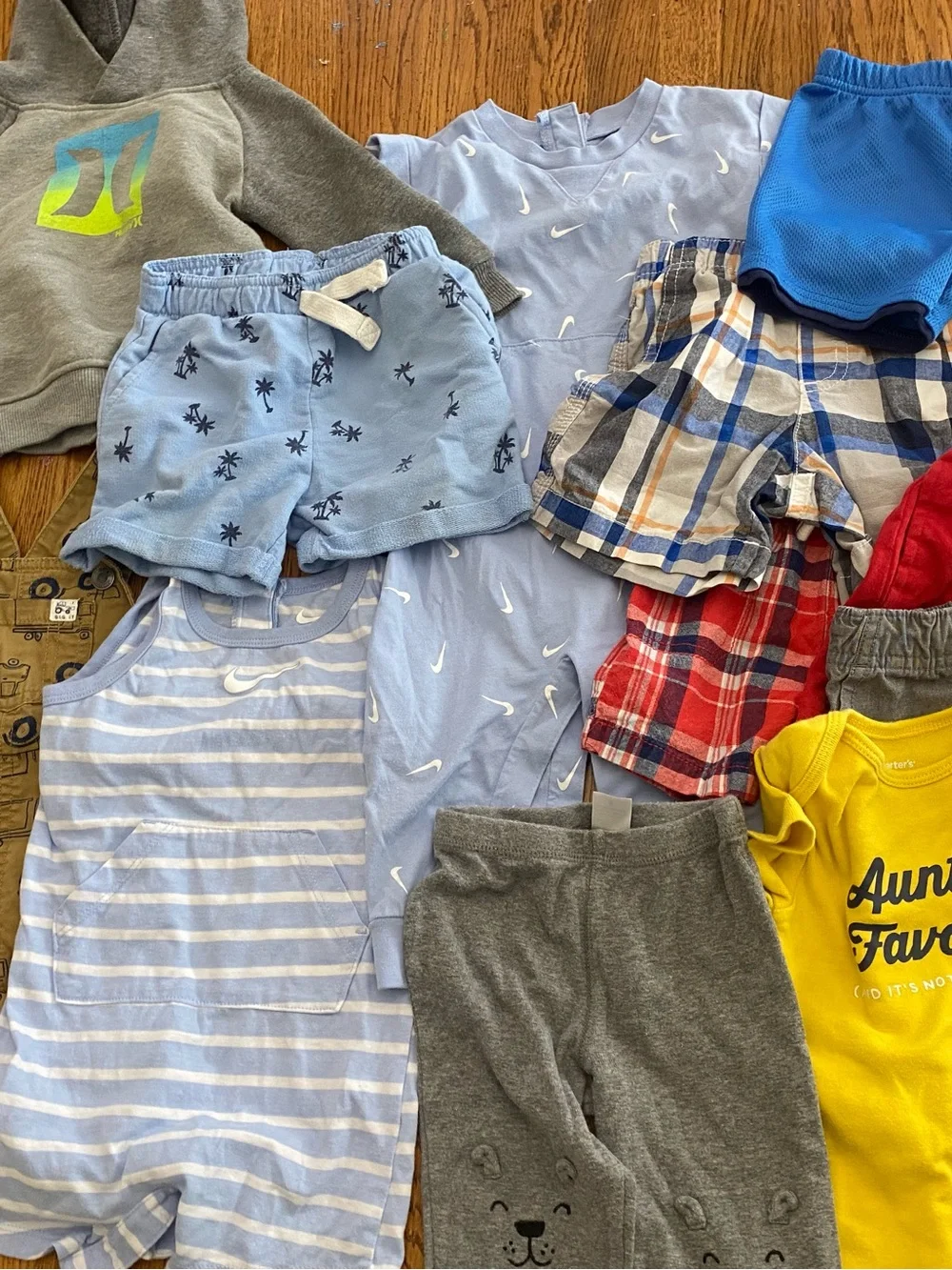 Mixed Baby Boy Clothing Lot - Blue, Yellow, Gray, Red